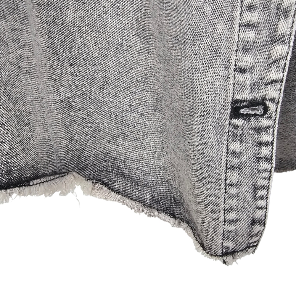 Sincerely Jules Washed Out Black Denim Shirt Shacket - Picture 5 of 8
